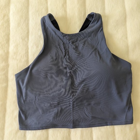 ATHLETA POWERVITA CONSCIOUS CROP SPORTS BRA - SZ M - COLOR BLOCK - Picture 1 of 7